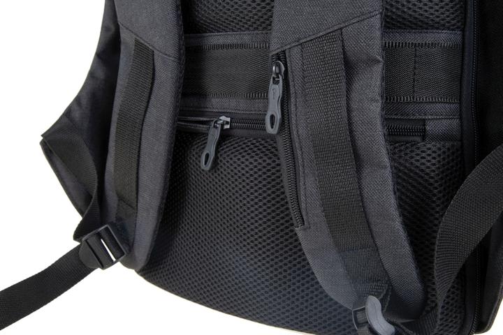 Produktbild Lightpak Rucksack SAFEPAK, mit USB-Ladeport, anthrazit Polyester, gepolsterter Rücken, Trolleyband