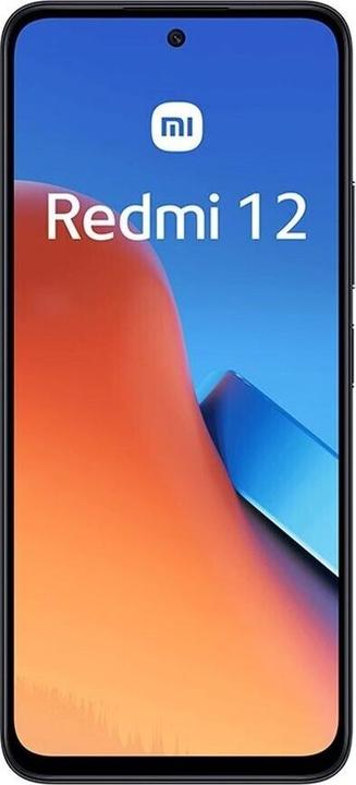 Actual product image Xiaomi Redmi 12 (128 GB, Midnight Black, 6.79", Hybrid Dual SIM, 4G)