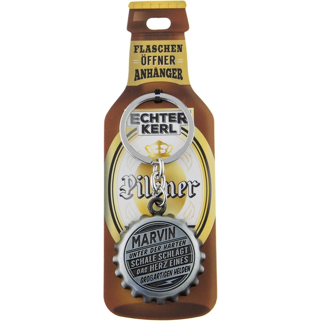 HTI-Living Echter Kerl Flaschenöffner, Flaschenöffner, Silber