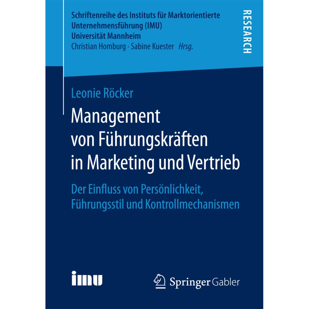 Management von Führungskräften in Marketing und Vertrieb, Fachbücher von Leonie Röcker