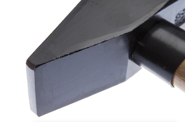 Actual product image Forte tools Locksmith's hammer with wooden handle, 1500 g head weight, hammer with wooden handle, premium tool (1500 g)