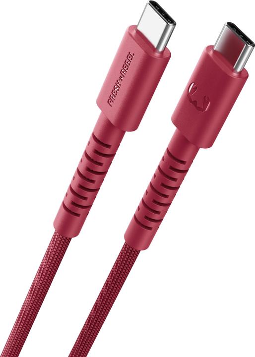 Image du produit Fresh'N Rebel Fresh 'n Rebel USB-C to USB-C Berry Red (2 m, 100 W)