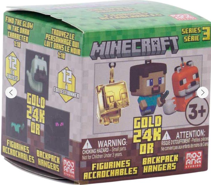 Actual product image Just Toys Minecraft Backpack Hangers S3 - assortiert
