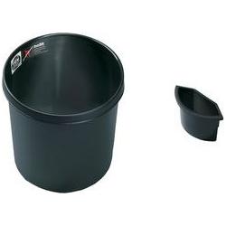 Thumbnail - Helit Sicherheitspapierkorb, Abfalleimer, Schwarz