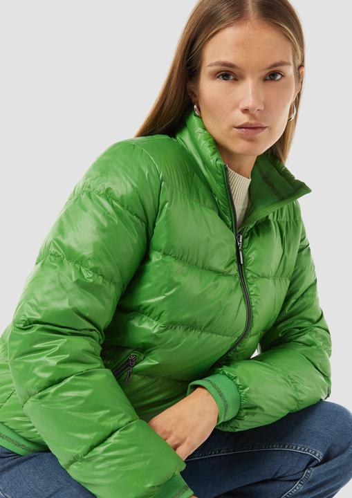 Actual product image Comma Outdoor-Jacke Pufferjacke mit Stehkragen und Rippbündchen (36)