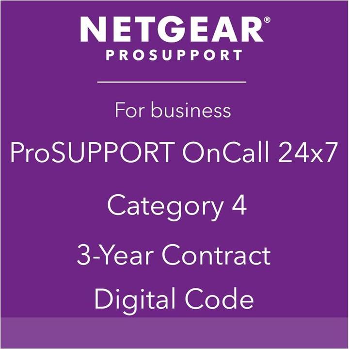 Produktbild Netgear ProSupport OnCall 24x7 - 3 Jahre - Kategorie 4