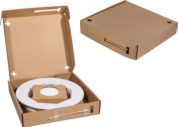 Produktbild LogiLink FTTH-Spleiábox, 4x SC/APC, 20 m Verlegekabel, weiá (Spleissbox)