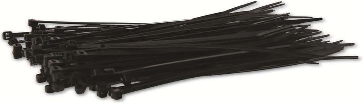 Actual product image KSS Cable tie assortment polyamide 6.6, black, 180x3.6, UV-resistant, 100 pieces (Plastic cable ties, 180 mm, 100 pcs.)