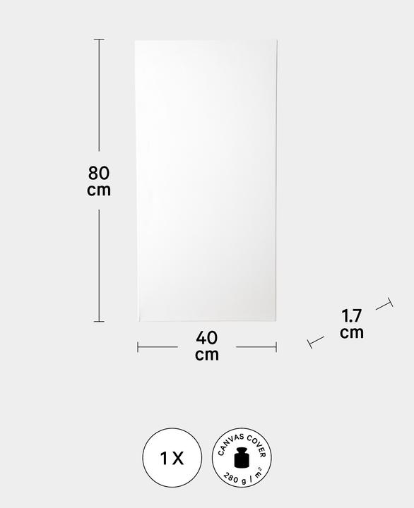 Produktbild I Am Creative Keilrahmen 40 x 80 (40 x 1.70 cm)