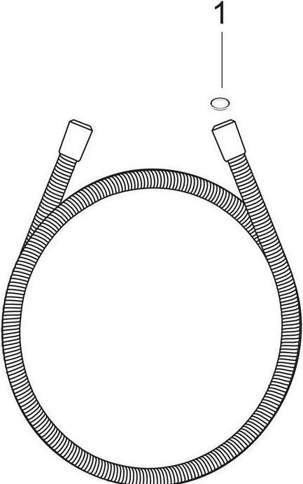 Image du produit hansgrohe HG Flexible de douche métallique SENSOFLEX 2000mm chromé (200 cm)