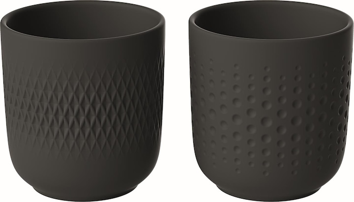 Produktbild Villeroy & Boch Becher Set 2tlg. Manufacture Collier noir (290 ml, 2 x)