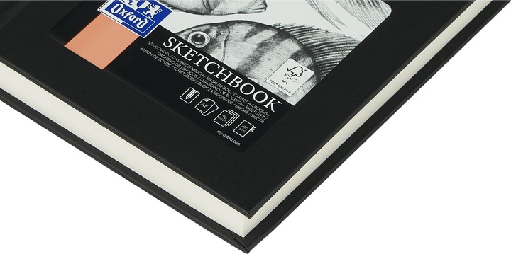Produktbild Oxford Skizzenbuch (A6, Blanko, Harter Einband)