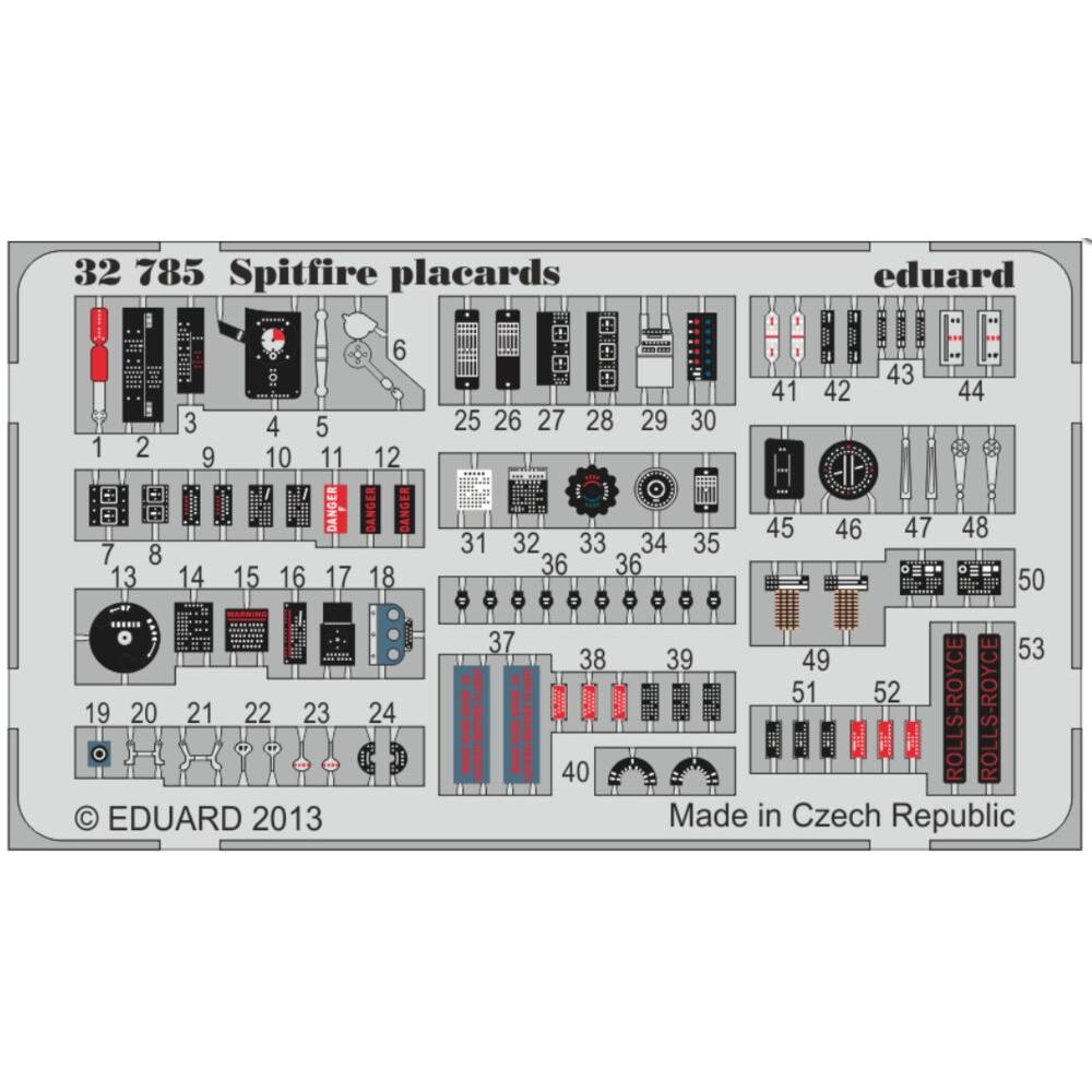Thumbnail - Eduard Spitfire placards