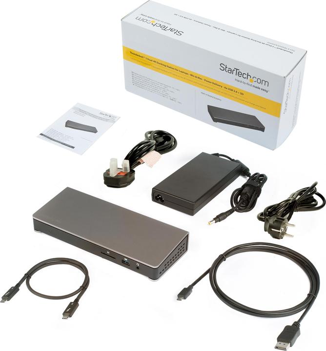 Immagine prodotto StarTech TB3DOCK2DPPU (Thunderbolt, 6 porte)