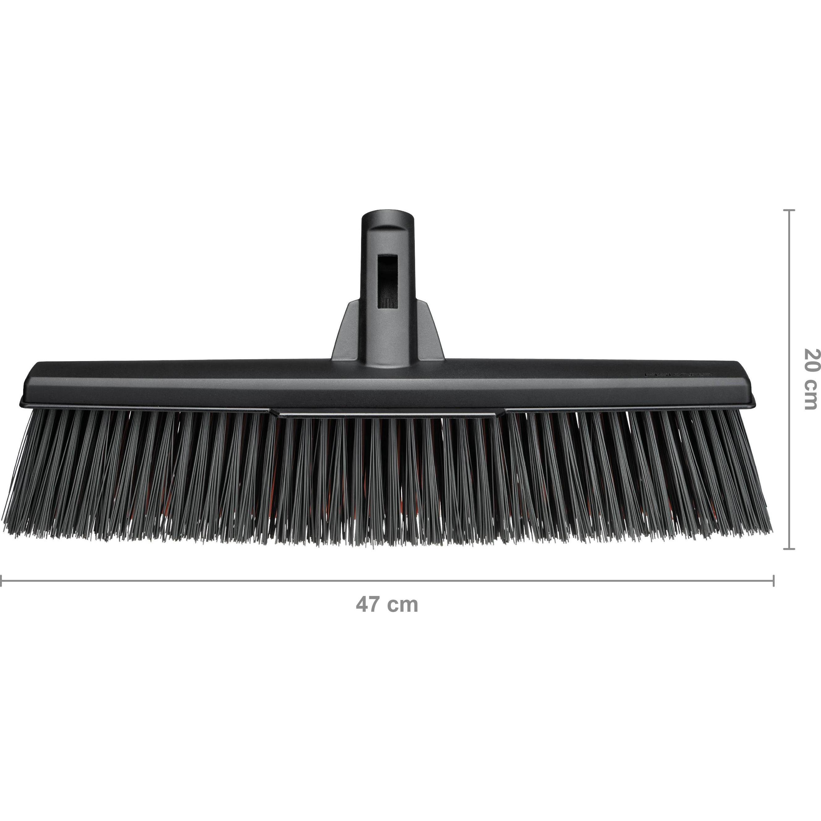 Fiskars, Rastrello, Testa della scopa multiuso L con setole Powerclean