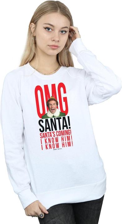 Produktbild Elf OMG Santa I Know Him Sweatshirt (L)