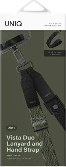 Actual product image Uniq Vista Universal phone lanyard 2in1 forest black