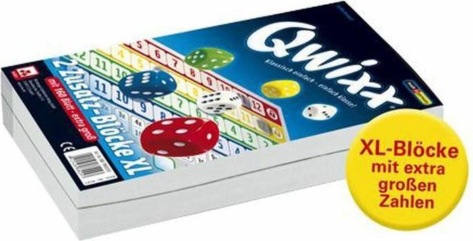Actual product image NSV Qwixx XL additional blocks (German, 2 - 5 Players)