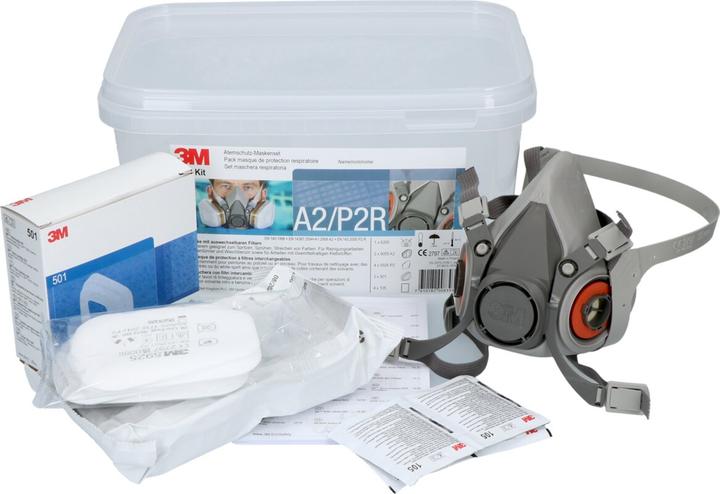 Productafbeelding 3M Beschermingsmaskerset 6200 Kit/A2/P2 (A2P2, 1x)