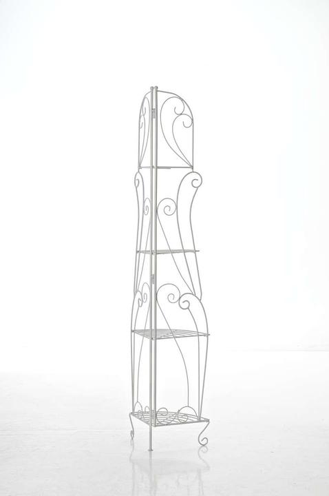 Actual product image CLP Irma floor standing shelf, antique white (40 x 30 x 154 cm)
