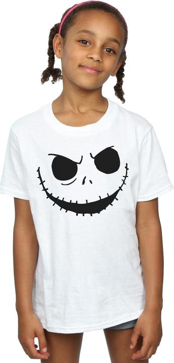 Produktbild Disney Nightmare Before Christmas Jack's Face Bold TShirt Mädchen (152, 158)