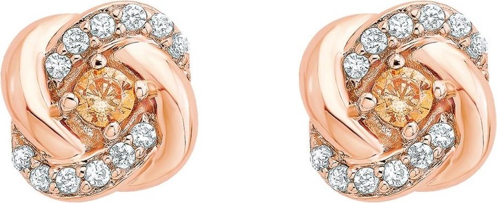Amor Earrings with button (Silver)