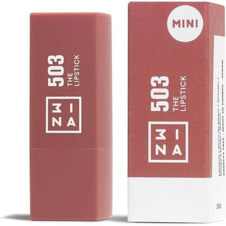 Actual product image 3INA Makeup The Lipstick 503 Mini Nude Lipstick with Vitamin E and Shea Butter to Nourish the Lips T (Nude)