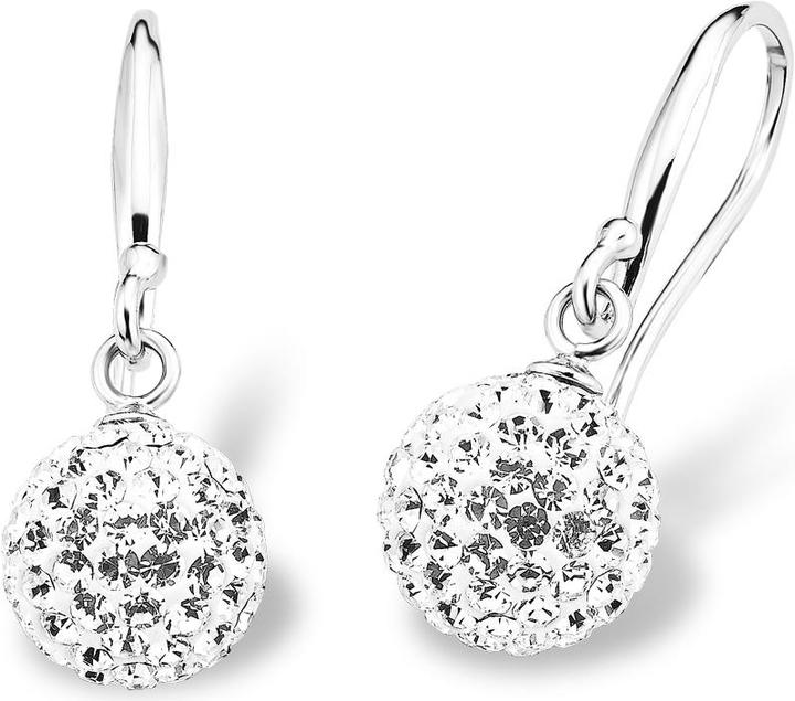 Actual product image Amor earring (Crystal, Silver)