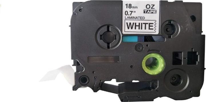 Actual product image Q-Connect Writing Tape Tze-241 (1.80 cm, Black, White)