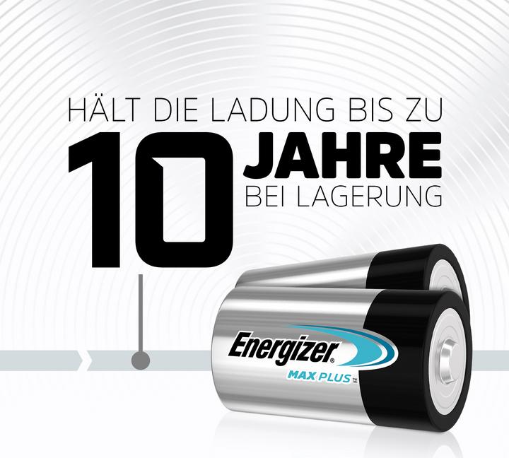 Produktbild Energizer Max Plus Alkaline (2 Stk., D, 16500 mAh)