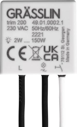 Produktbild Elbro UP-Dimmer trim 200 Universal 230V mit Bluetooth-Mesh 5.0