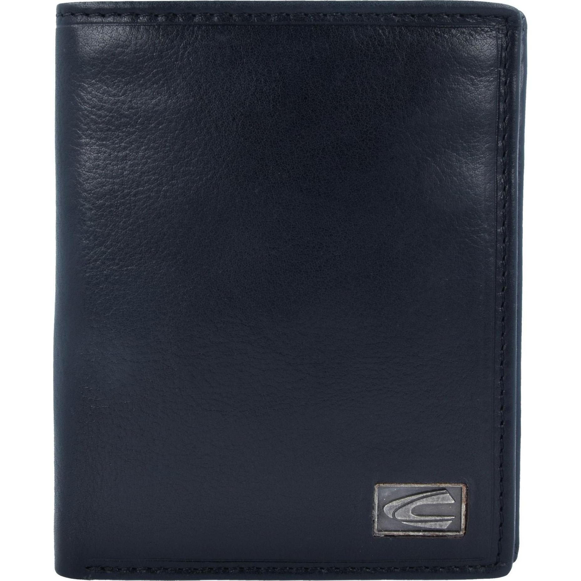 Camel Active, Herren, Portemonnaie, Japan Geldbörse RFID Schutz Leder 9 cm, Schwarz