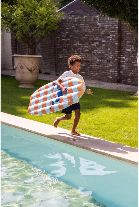 Actual product image Swim Essentials Inflatable Surfboard Striped Shark