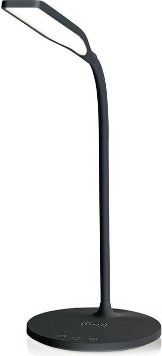 Nedis LED lamp with wireless charger | DimmSwitch | LED / Qi | 10 W | with dimming | Cold white / (350 lm)