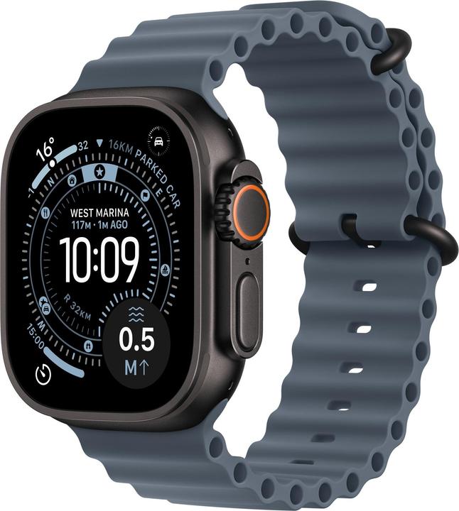 Image du produit Apple Ocean Band (49 mm, Fluoroélastomère, Titane)