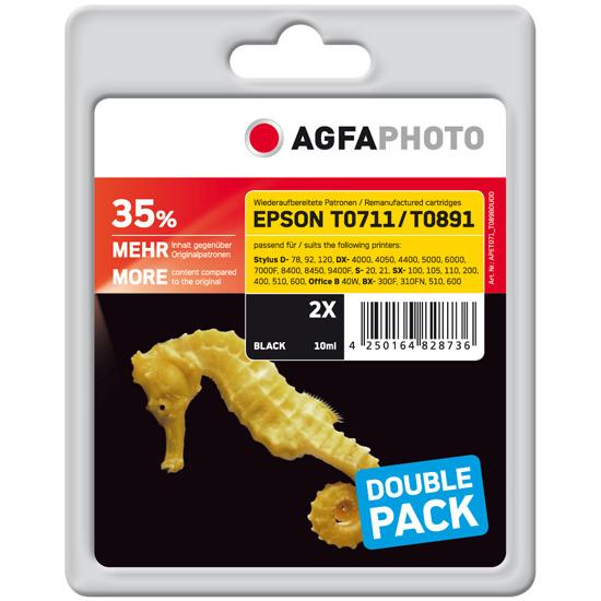 AGFAPHOTO, Druckerpatrone, Apet071 t089bduod (BK)