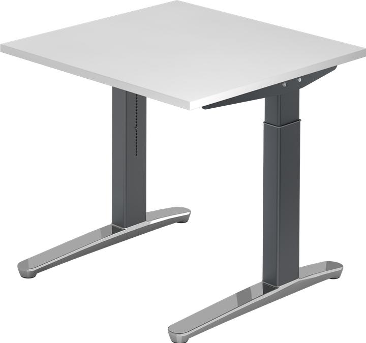 Graphit, Alu poliert, Weiss