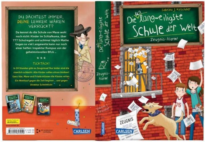 Produktbild Die unlangweiligste Schule der Welt 4: Zeugnis-Alarm! (Deutsch, Sabrina J. Kirschner, 2018)