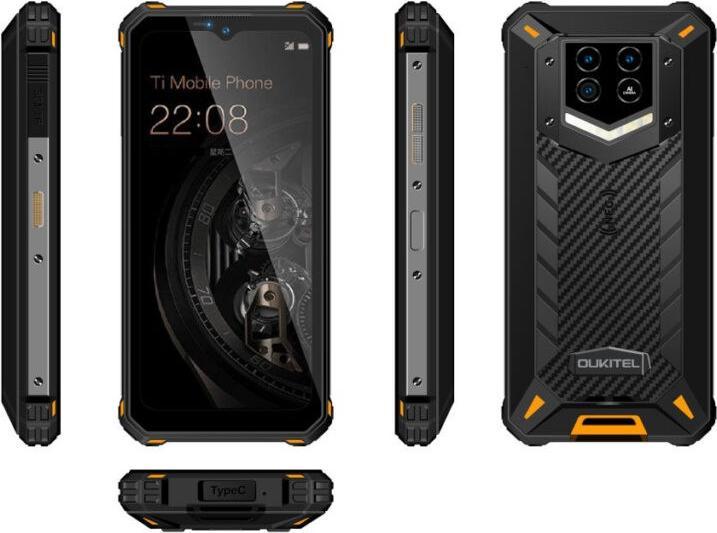 Actual product image Oukitel WP15 (128 GB, Classic Black, 6.50", Hybrid Dual SIM, 5G)