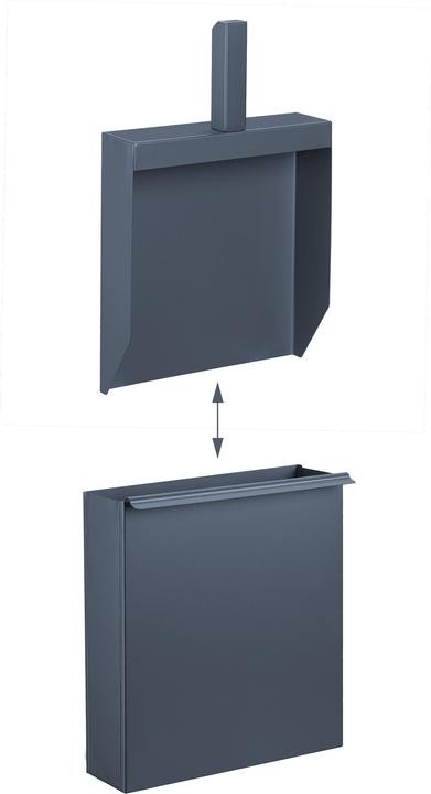 Actual product image Relaxdays Ash bucket (23 x 9 x 35.5 cm)