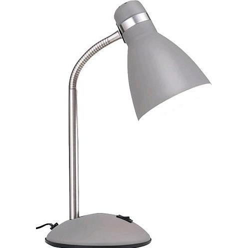 Orion, Tischlampe, LA 41187 grau Tischleuchte sandgestrahlt (E27)