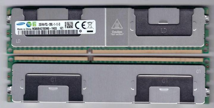Actual product image Samsung M386B4G70DM0-YK0 (1 x 32GB, 1600 MHz, DDR3L-RAM, DIMM)