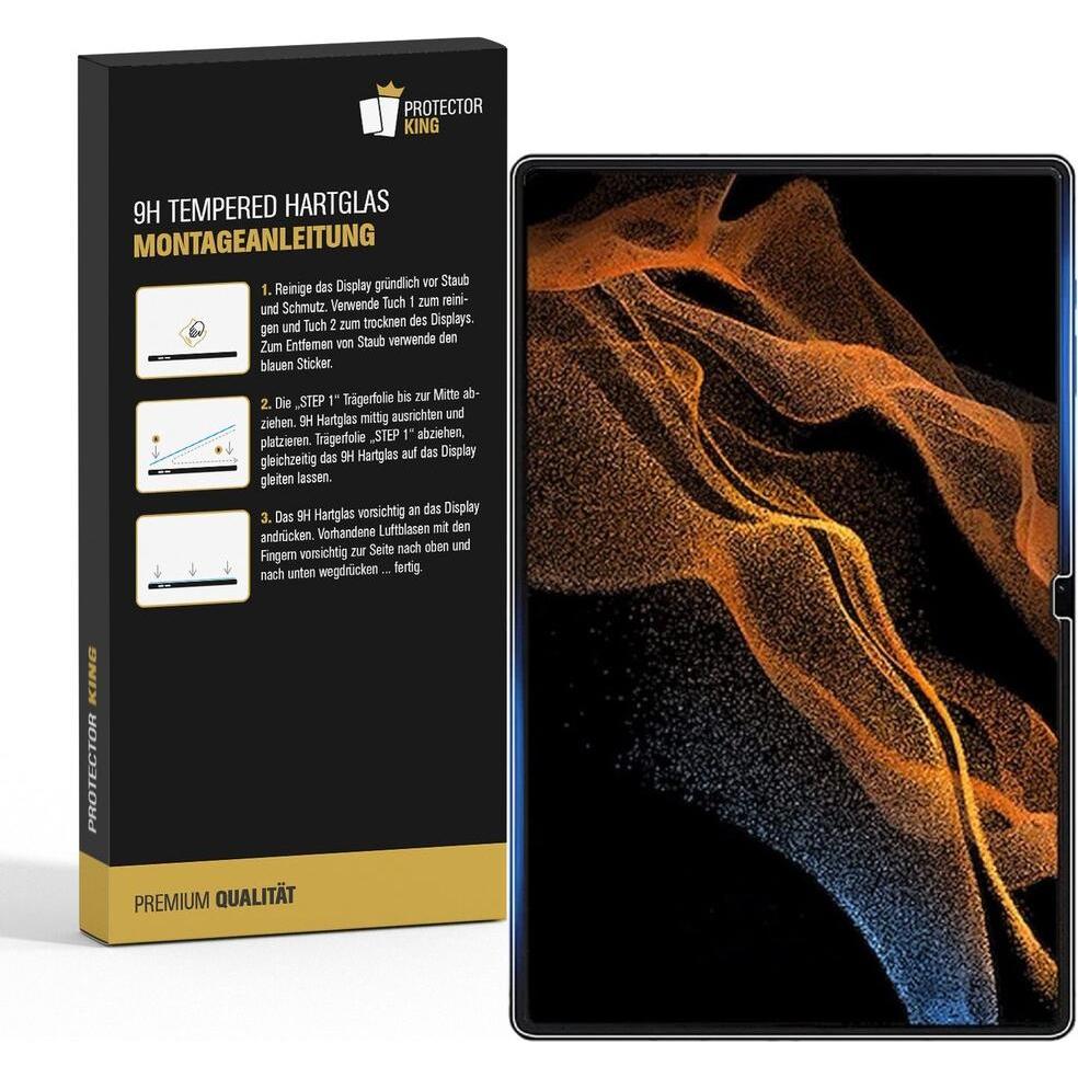Protectorking 1x Echtes Tempered 9H Panzerhartglas Matt Entspiegelt (1 Stück, Galaxy Tab S8 Ultra), Tablet Schutzfolie