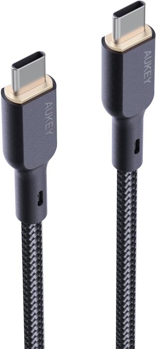 Produktbild Aukey USB-C Cable, 100W, 1m - Black (1 m, USB 2.0, 100 W)