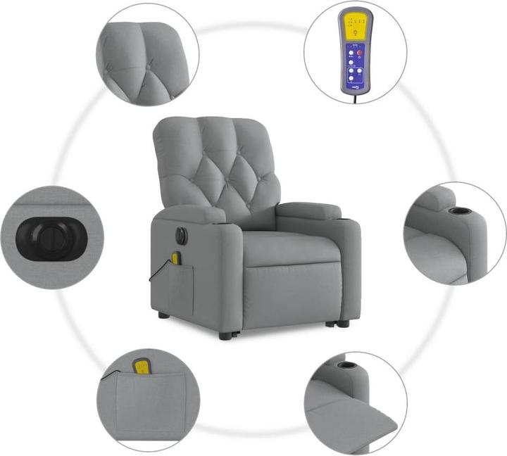 Image du produit vidaXL Massagesessel mit Aufstehhilfe