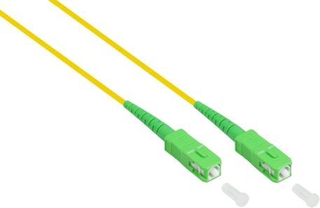 Produktbild Good Connections Patchkabel LWL Simplex OS2 (Singlemode, 9/125) LC (APC) / SC (APC), LSZH, 15m (S/FTP, CAT7, 15 m)