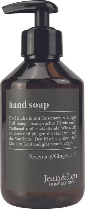Jean & Len Rosemary et Ginger (Savon liquide, 250 ml)
