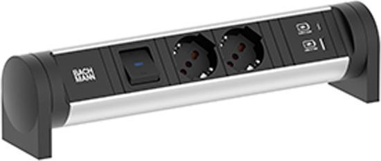 Actual product image Bachmann CYCLE Desk 2x P40 (2 x, Type 13, CEE 7/3, CEE 7/5, Type 11, 0.20 m)