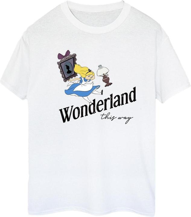 Immagine prodotto Disney Alice In Wonderland This Way Maglietta Ampia Donna (4XL)