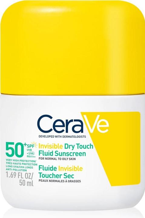 Actual product image CeraVe Sun protection fluid (Suntan cream, SPF 50+, 50 ml)